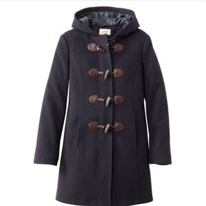 L.L. Bean Women's Dark Brown Toggle Coat